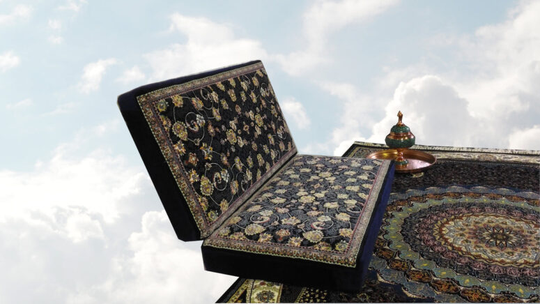 Persian - Arabic seat set Navy Blue - Image 4