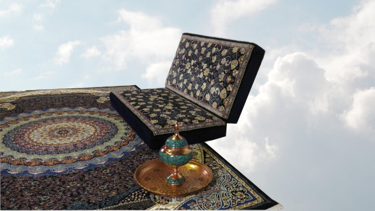 Persian - Arabic seat set Navy Blue - Image 3